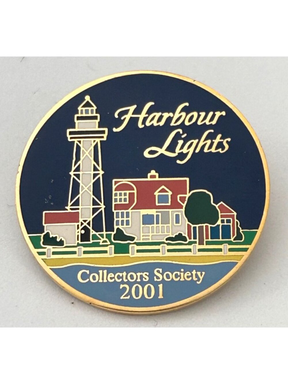 Harbour Lights Collectors Society 2001 Lighthouse Lapel Pin Enamel